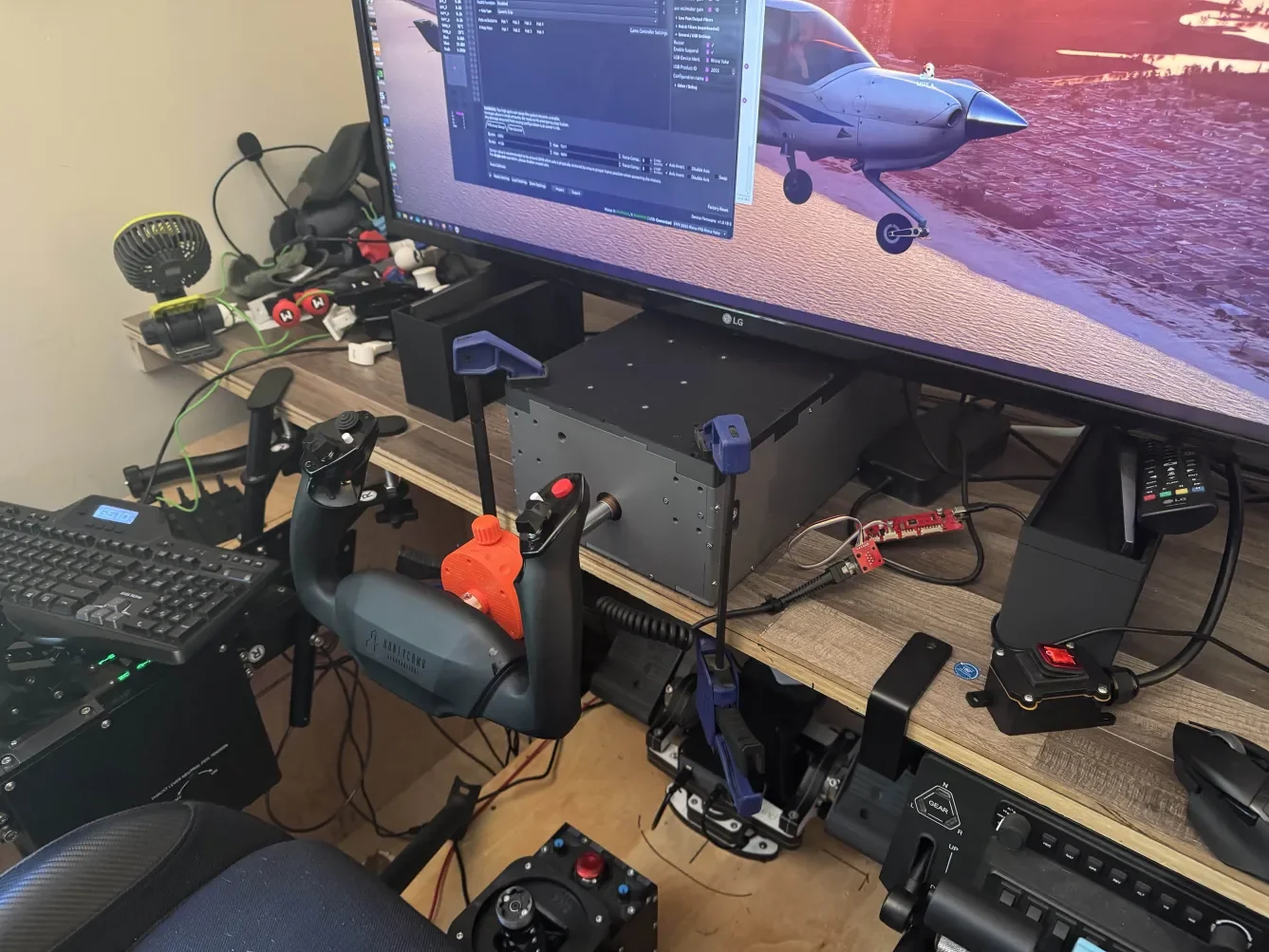 FFB Yoke setup by AggressorBlue