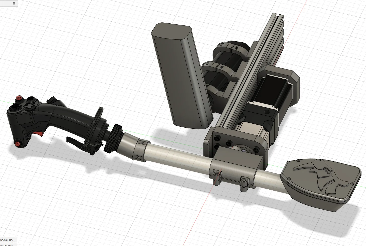 Planetary gearbox design — CAD overview
