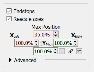 Axis rescaling example for the A-10