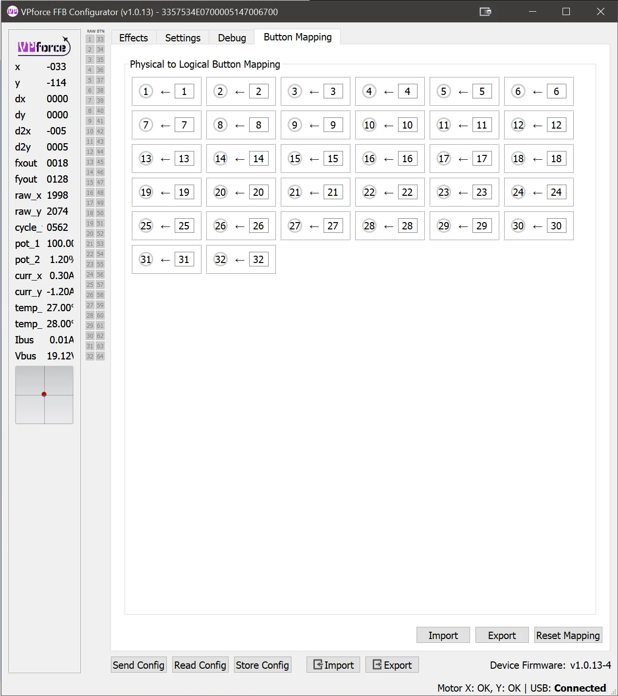 Button Mapping View
