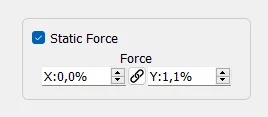 Static Force Widget